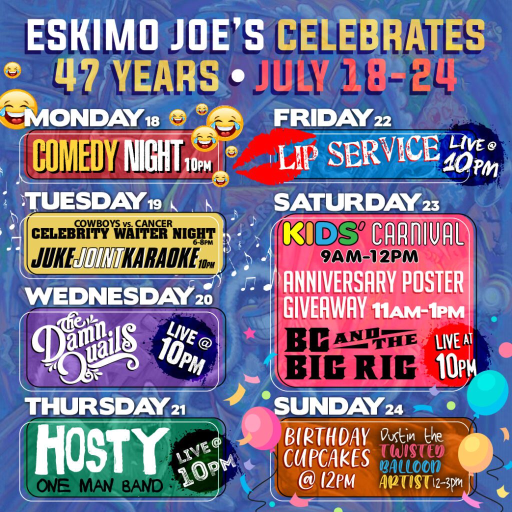 EJ's Anniversary Eskimo Joe's