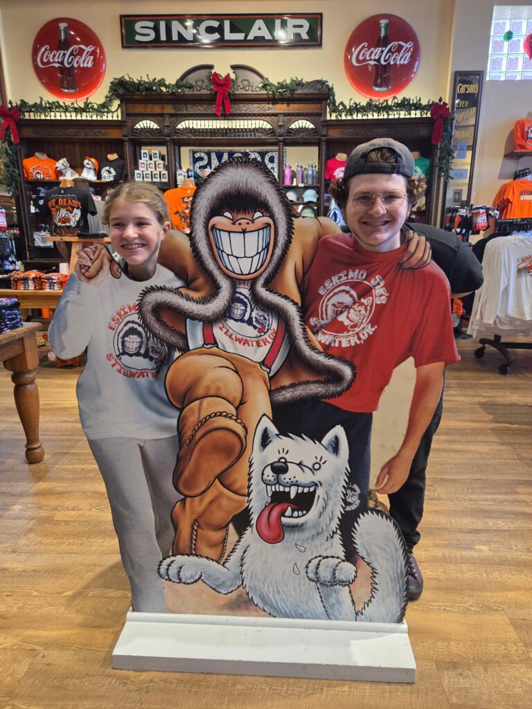 A picture with Joe and Buffy