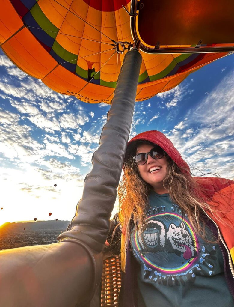 Hot air balloon ride in Albuquerque, New Mexico