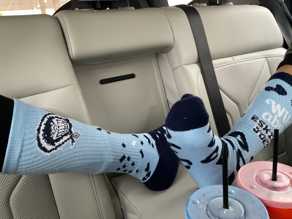 Eli and Andrew-Socks!